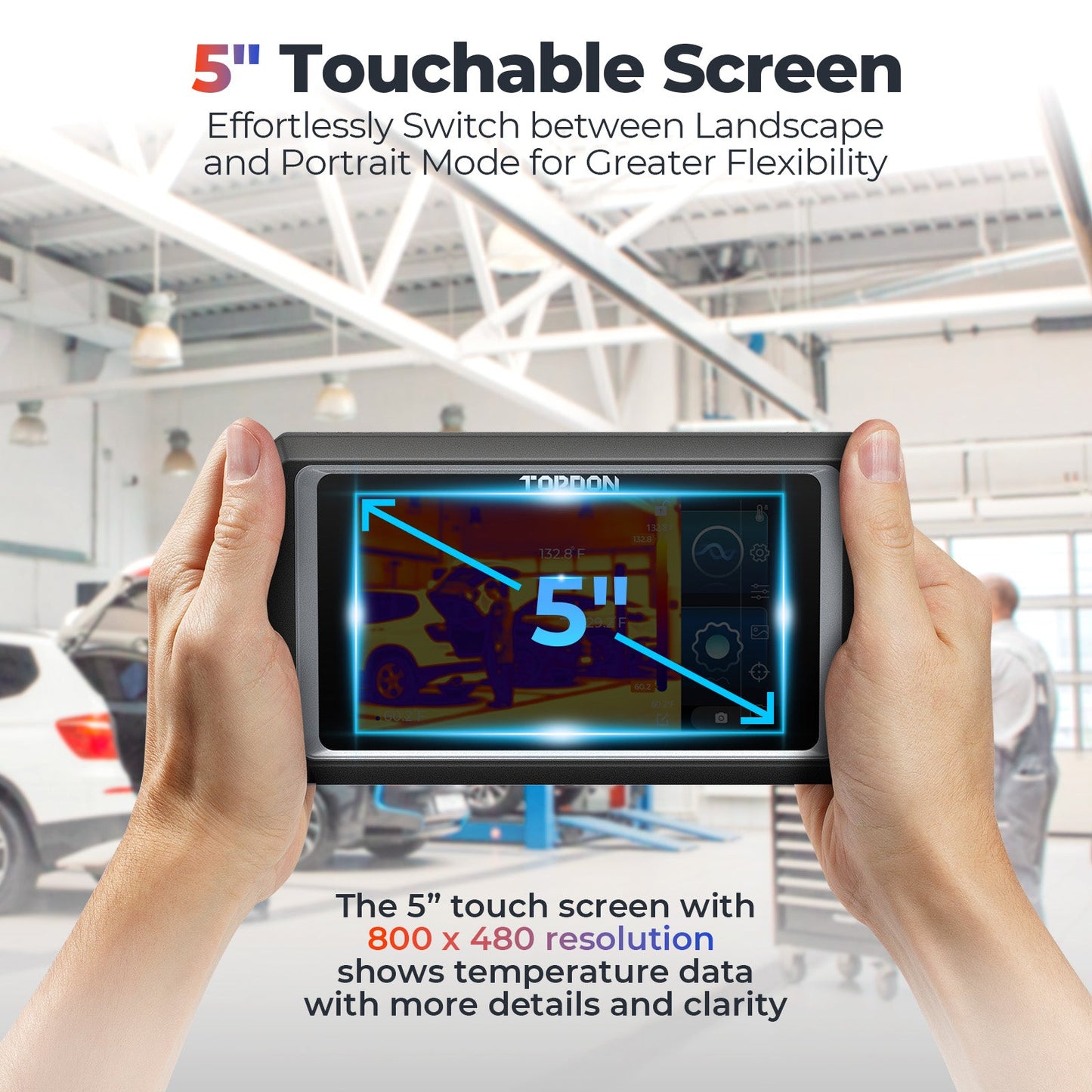 TC003 termisk kamera: Høyoppløselig bildebehandling, 256x192 oppløsning, 40mk følsomhet, robust og allsidig.