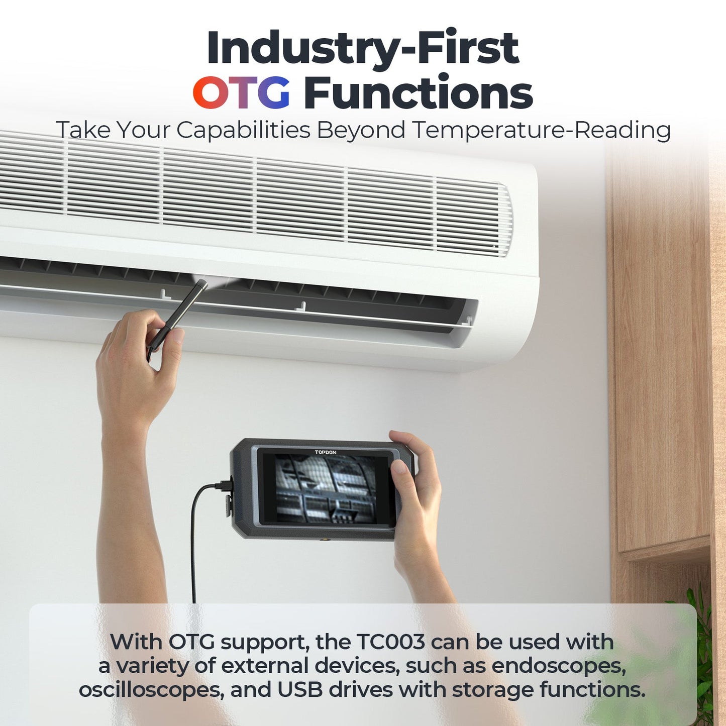 TC003 termisk kamera: Høyoppløselig bildebehandling, 256x192 oppløsning, 40mk følsomhet, robust og allsidig.