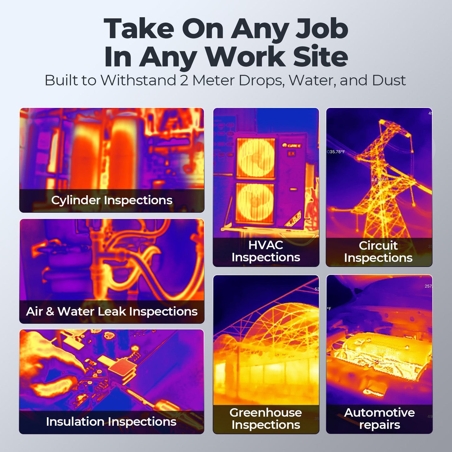 TC003 termisk kamera: Høyoppløselig bildebehandling, 256x192 oppløsning, 40mk følsomhet, robust og allsidig.