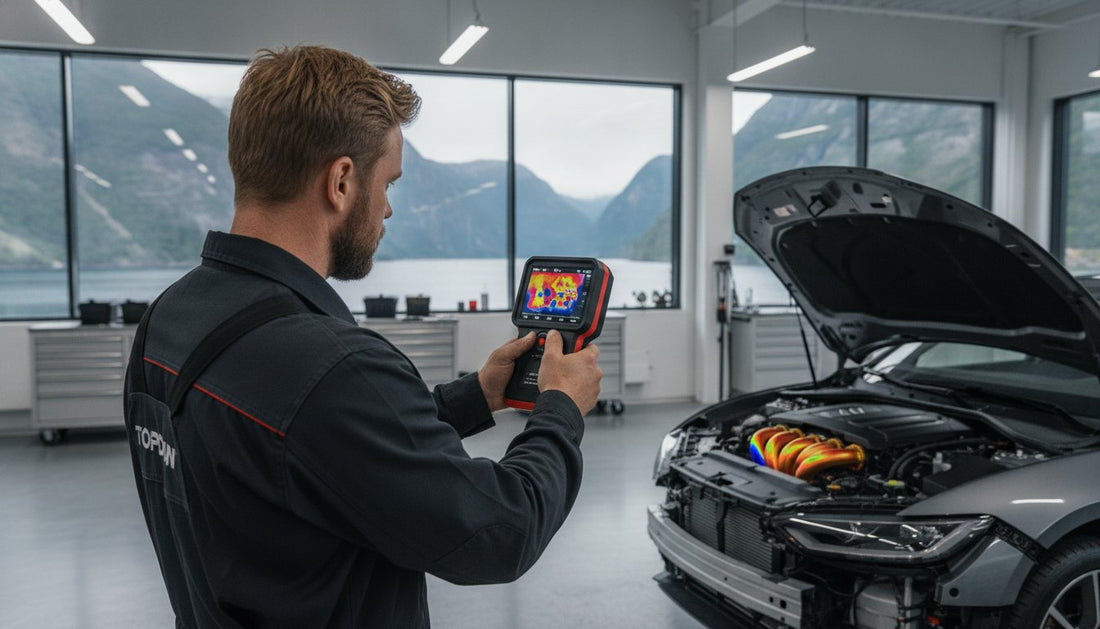 Termokamera for eksosmanifold: Slik finner du skjulte motorfeil i 2026