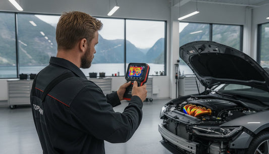 Termokamera for eksosmanifold: Slik finner du skjulte motorfeil i 2026